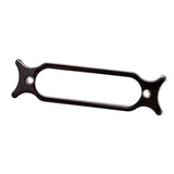 Max Maxb Single Coil Pickup Plates Holder Bracket Mounting Ring for  Guitar Black