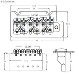 Max Maxb 6 String  Tremolo Bridge System for   Electric Guitar With Whammy Bar