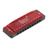 Max Maxb IRIN 10 Holes 20 Tone G Key Tremolo Harmonica Mouth Organ Wind Instrument