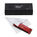 Max Maxb IRIN 10 Holes 20 Tone G Key Tremolo Harmonica Mouth Organ Wind Instrument