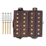 Max Maxb 2 Pieces Rose Wood Electric Guitar Humbucker Neck Bridge Pickups 50/52mm Set