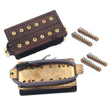 Max Maxb 2 Pieces Rose Wood Electric Guitar Humbucker Neck Bridge Pickups 50/52mm Set