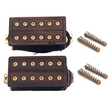 Max Maxb 2 Pieces Rose Wood Electric Guitar Humbucker Neck Bridge Pickups 50/52mm Set