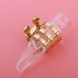 Max Maxb Transparent Clear Crystal Alto Saxophone Mouthpiece Kit