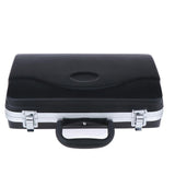 Maxbell Black Plastic Clarinet Carrying Case Suitcase Bag Lightweight with Handle