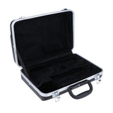 Maxbell Black Plastic Clarinet Carrying Case Suitcase Bag Lightweight with Handle