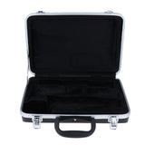 Maxbell Black Plastic Clarinet Carrying Case Suitcase Bag Lightweight with Handle