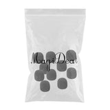 Max Maxb 10 Pieces Thicken Microphone Foam Mic Cover Windscreen Handheld Stage Black
