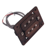 Max Maxb Hand Wound Humbucker Set, Rosewood 3 Strings Pickup for Cigar Box Guitar