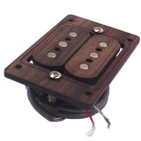 Max Maxb Hand Wound Humbucker Set, Rosewood 3 Strings Pickup for Cigar Box Guitar