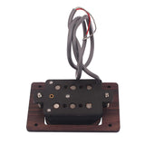 Max Maxb Hand Wound Humbucker Set, Rosewood 3 Strings Pickup for Cigar Box Guitar
