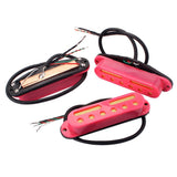 Max Maxb 3Pcs Standard Electric Guitar Pickup Single Coil SSS Guitar Accessories Red