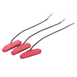 Max Maxb 3Pcs Standard Electric Guitar Pickup Single Coil SSS Guitar Accessories Red