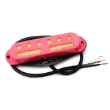 Max Maxb 3Pcs Standard Electric Guitar Pickup Single Coil SSS Guitar Accessories Red