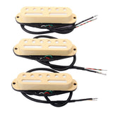 Max Maxb 3 Pieces Guitar Humbucker Neck Bridge SSS Standard Single Coil Pickup Set
