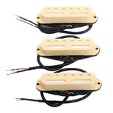 Max Maxb 3 Pieces Guitar Humbucker Neck Bridge SSS Standard Single Coil Pickup Set