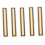 Max Maxb 5pcs Classical Guitar Bridge Tie Blocks Wooden Inlay DIY Guitar Accessories
