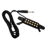 Max Maxb 12-Hole Acoustic Guitar Sound Hole Pickup Electric Guitar Accessories
