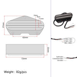 Maxbell Dual Rail Humbucker Pickup for  TL Electric Guitar
