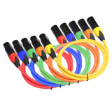 Max Male to Female XLR Lead Microphone Mic Patch Cable 5 Colors