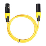 Max Male to Female XLR Lead Microphone Mic Patch Cable 5 Colors