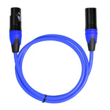 Max Male to Female XLR Lead Microphone Mic Patch Cable 5 Colors