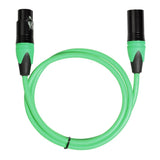 Max Male to Female XLR Lead Microphone Mic Patch Cable 5 Colors