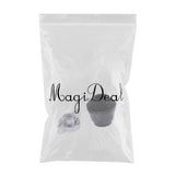 Max Maxb Rubber Floor Tom Drum Leg Feet Small Set of 3 Fits Most Standard Legs