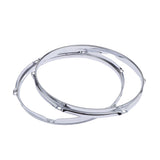 Max Maxb Zinc Alloy Die Cast Snare Drum Hoops Parts Accessories 1.2mm 12inch 6 Holes