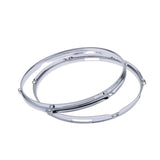 Max Zinc Alloy Die Cast Snare Drum Hoops Parts Accessories 1.5mm 13inch 6 Holes