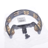 Max Music Rattle Tambourine Handbell Shaker with Copper Jingles Jazz Drum Acc 2