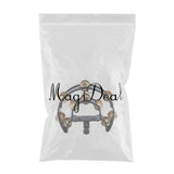 Max Music Rattle Tambourine Handbell Shaker with Copper Jingles Jazz Drum Acc 3