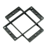 Max Maxb 2pcs Metal Humbucker Pickup Frame Mounting Ring for LP Electric Guitar Black