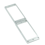Max Maxb 2x Metal Humbucker Pickup Frame Mounting Ring for LP Electric Guitar Silver