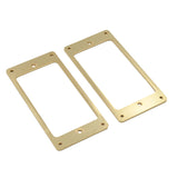 Max Maxb 2x Metal Humbucker Pickup Frame Mounting Ring for LP Electric Guitar Golden