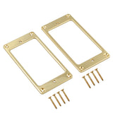 Max Maxb 2x Metal Humbucker Pickup Frame Mounting Ring for LP Electric Guitar Golden
