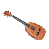 Max Maxb 26inch Sapele Wood Ukulele Mini Ukulele for Beginner Kids Pineapple Shape