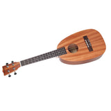 Max Maxb 26inch Sapele Wood Ukulele Mini Ukulele for Beginner Kids Pineapple Shape