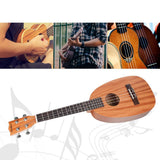 Max Maxb 26inch Sapele Wood Ukulele Mini Ukulele for Beginner Kids Pineapple Shape