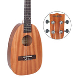 Max Maxb 26inch Sapele Wood Ukulele Mini Ukulele for Beginner Kids Pineapple Shape