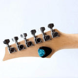 Max Maxb 10pcs Celluloid Acoustic Electric Guitar Picks 0.46mm + Pick Holder Case