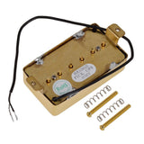 Maxbell 2 Pieces Electric Guitar Pickups Double Coil Humbucker Pickups Golden Black