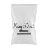 Max Maxb Ebony Wood Guitar Nut and Saddle Set for 4 String Ukulele Guitar Accessory