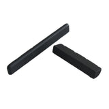 Max Maxb Ebony Wood Guitar Nut and Saddle Set for 4 String Ukulele Guitar Accessory