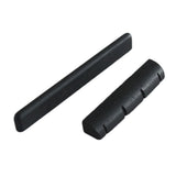 Max Maxb Ebony Wood Guitar Nut and Saddle Set for 4 String Ukulele Guitar Accessory