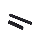 Max Maxb Ebony Wood Guitar Nut and Saddle Set for 4 String Ukulele Guitar Accessory