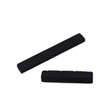 Max Maxb Ebony Wood Guitar Nut and Saddle Set for 4 String Ukulele Guitar Accessory