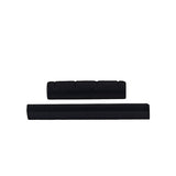 Max Maxb Ebony Wood Guitar Nut and Saddle Set for 4 String Ukulele Guitar Accessory
