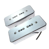 Max Maxb Guitar Pickups DIY Replacement Parts for P90 Style Electric Guitar Silver