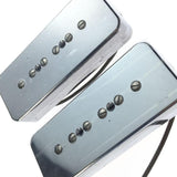 Max Maxb Guitar Pickups DIY Replacement Parts for P90 Style Electric Guitar Silver